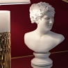 Klassiek decoratief halffiguur sculptuur in polyresin h34cm Woman Verkoop