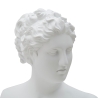 Klassiek decoratief halffiguur sculptuur in polyresin h34cm Woman Aanbod