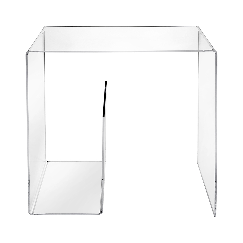 Transparante plexiglazen salontafel 33x50x50 cm G Table Aanbieding Transparante plexiglazen salontafel 33x50x50 cm G Table Aanbieding