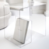 Transparante plexiglazen salontafel 33x50x50 cm G Table Korting