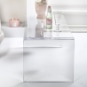 Moderne salontafel in transparant plexiglas 40x81x36cm Milvio Korting