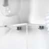 Moderne design wandplank van transparant plexiglas VA-ET-VIENT 3 Korting