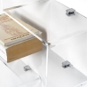 Moderne design wandplank van transparant plexiglas VA-ET-VIENT 3 Voorraad