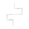 Moderne design wandplank van transparant plexiglas VA-ET-VIENT 3 Keuze