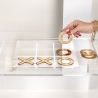 Plexiglas Drie-op-een-rij Spel, Transparante Filet, Goud Zilver Verkoop