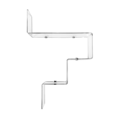 Moderne transparante plexiglas design plank VA-ET-VIENT 4 Aanbieding