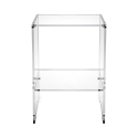 Design salontafel in transparant plexiglas 29x32x45cm Contigo Aanbieding