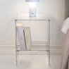 Design salontafel in transparant plexiglas 29x32x45cm Contigo Verkoop