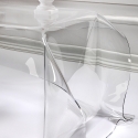 Drappeggi design salontafel vierkant laag van plexiglas Kortingen