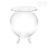 Transparante plexiglas salontafel met opbergruimte Boollino Aanbieding