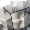 Transparante plexiglazen bijzettafel voor woonkamer Viceversa Kortingen