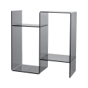 Transparante plexiglazen bijzettafel voor woonkamer Viceversa Voorraad