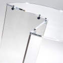 Hoge salontafel in transparant plexiglas Atari Kortingen