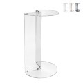 Hoge salontafel in transparant plexiglas Atari Aanbieding