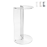 Hoge salontafel in transparant plexiglas Atari Aanbieding