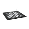 Transparante plexiglas dam- en schaakbord Kasparov Aanbod