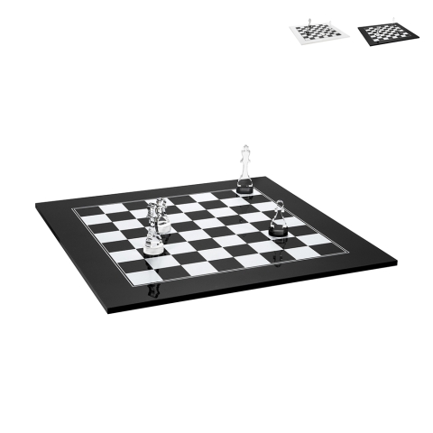 Transparante plexiglas dam- en schaakbord Kasparov Aanbieding