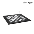 Transparante plexiglas dam- en schaakbord Kasparov Aanbieding
