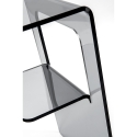 Transparante plexiglas salontafel nachtkastje Enan Kortingen