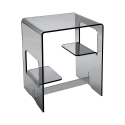 Transparante plexiglas salontafel nachtkastje Enan Catalogus