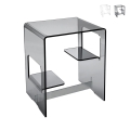 Transparante plexiglas salontafel nachtkastje Enan Aanbieding