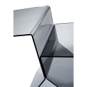 Design salontafel van transparant plexiglas Bangles Korting