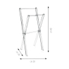 Transparante plexiglas handdoekhouder voor badkamer Xfile Aanbod