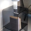 Transparante plexiglas nachtkastje voor slaapkamer Accanto Kortingen
