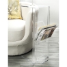 Transparante plexiglas salontafel met tijdschriftenhouder Ambrogio Aanbod