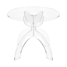Ronde salontafel 50cm van transparant plexiglas Tessara Aanbieding