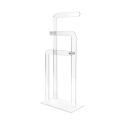 Moderne handdoekenhouder van transparant plexiglas Shubi Aanbieding