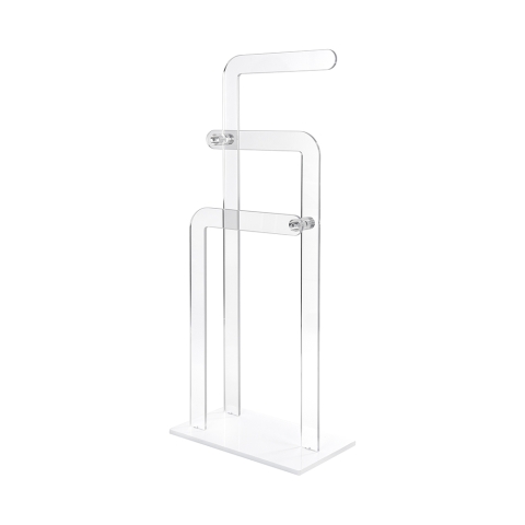 Moderne handdoekenhouder van transparant plexiglas Shubi Aanbieding