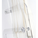 Moderne handdoekenhouder van transparant plexiglas Shubi Aanbod