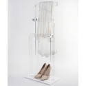 Moderne handdoekenhouder van transparant plexiglas Shubi Verkoop