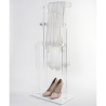 Moderne handdoekenhouder van transparant plexiglas Shubi Verkoop
