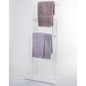 Moderne handdoekenhouder van transparant plexiglas Shubi Catalogus