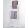 Moderne handdoekenhouder van transparant plexiglas Shubi Catalogus
