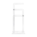 Moderne handdoekenhouder van transparant plexiglas Shubi Voorraad