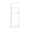 Moderne handdoekenhouder van transparant plexiglas Shubi Voorraad