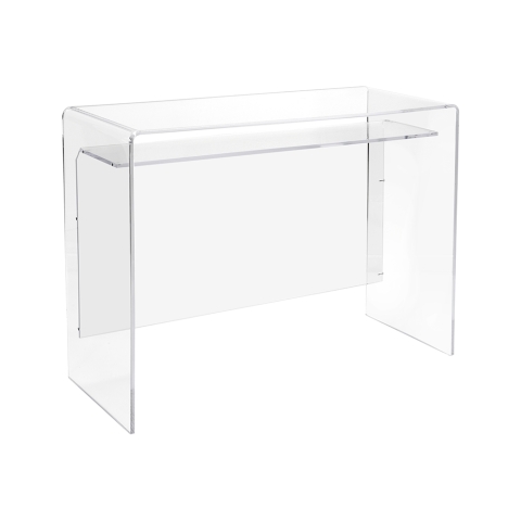 Moremore 18 - Transparante design bureautafel van plexiglas Aanbieding