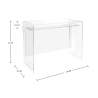 Moremore 18 - Transparante design bureautafel van plexiglas Korting