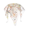 Design ronde hoge tafel in transparant plexiglas Drappeggi Prijs
