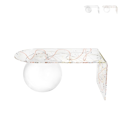 Transparante plexiglas salontafel Boolla Aanbieding