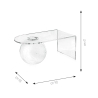 Transparante plexiglas salontafel Boolla Kosten