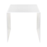 Moderne salontafel van transparant plexiglas 40x40cm 80'S Small Korting