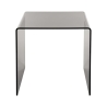Moderne salontafel in transparant plexiglas 50x40x50cm 80'S Big Aanbod