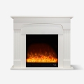 Elektrische design haard met laag verbruik 1500W met wit frame Ludvika Aanbieding