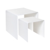 Set van 2 moderne salontafels in transparant plexiglas 80'S Aanbod