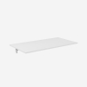 Wandgemonteerde klaptafel opklapbaar bureau 120x60 cm Jeremy Korting