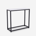 Moderne metalen sidetable 80x30x75 cm Nigel Model